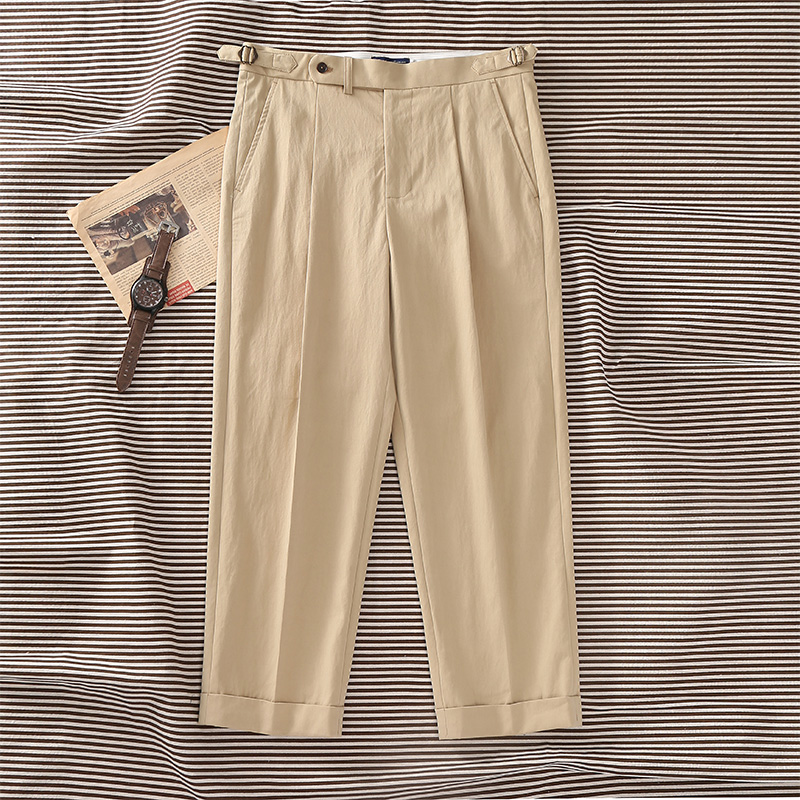 Smart Pot - Pantaloni casual da uomo in twill