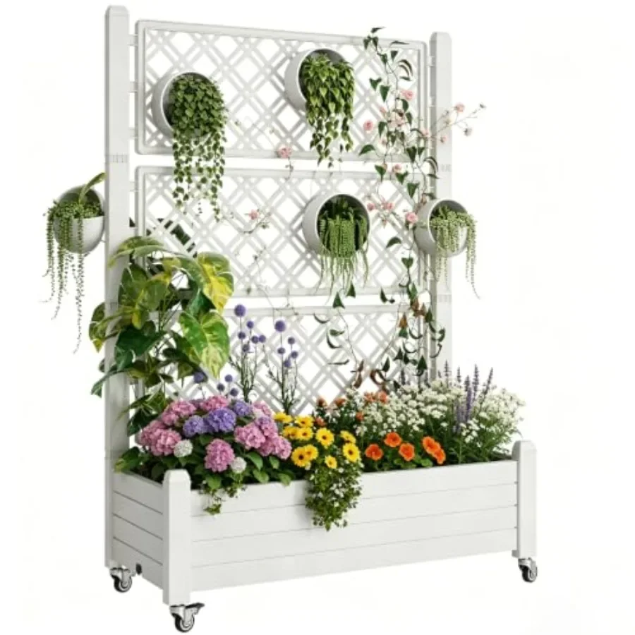 Self Watering Planter - Aiuola rialzata a graticcio, fioriera autoirrigante