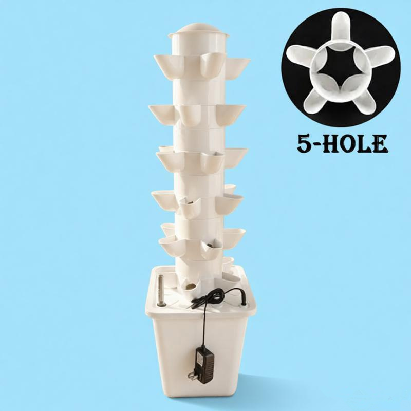 Hydroponic Tower - Kit per sistema di coltivazione idroponica,