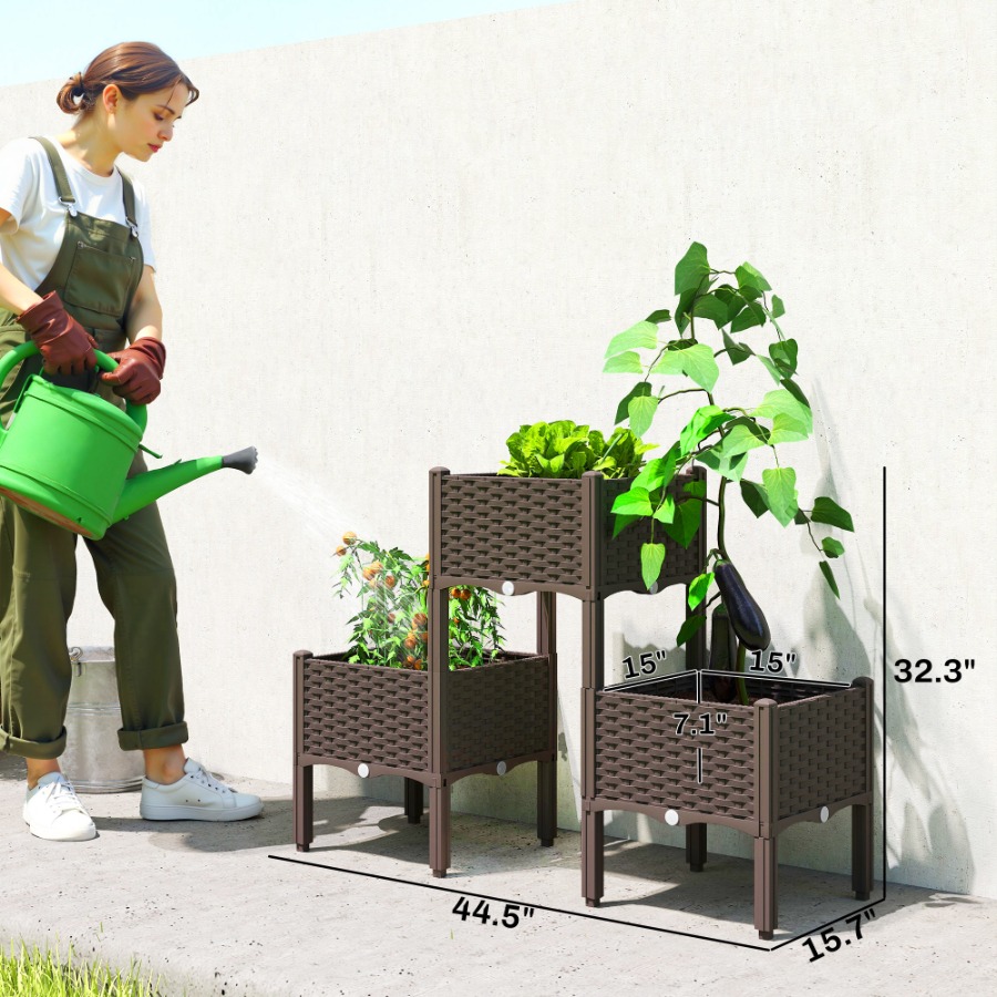 Fioriera rialzata in plastica  - Self Watering Planter recensione e prezzo
