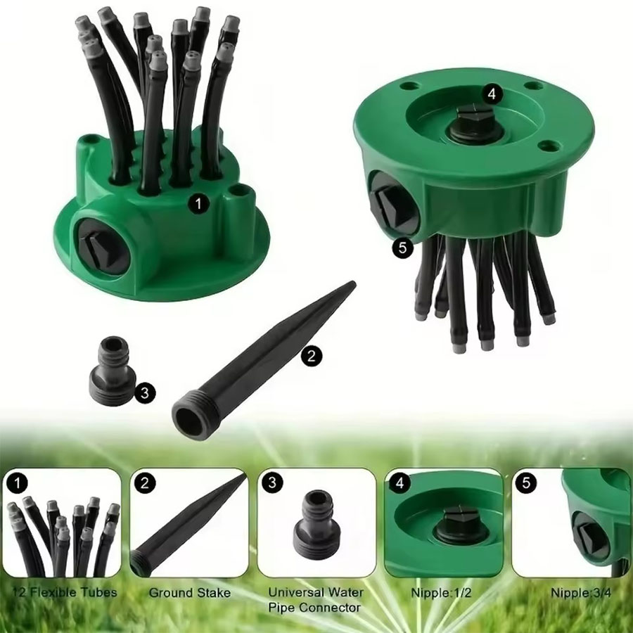 360 °   Irrigatore da Giardino - Automatic Watering recensione e prezzo