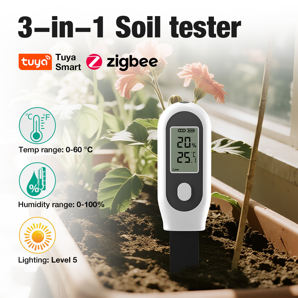 Tester del Suolo 3 in 1 Zigbee - Smart Pot recensione e prezzo
