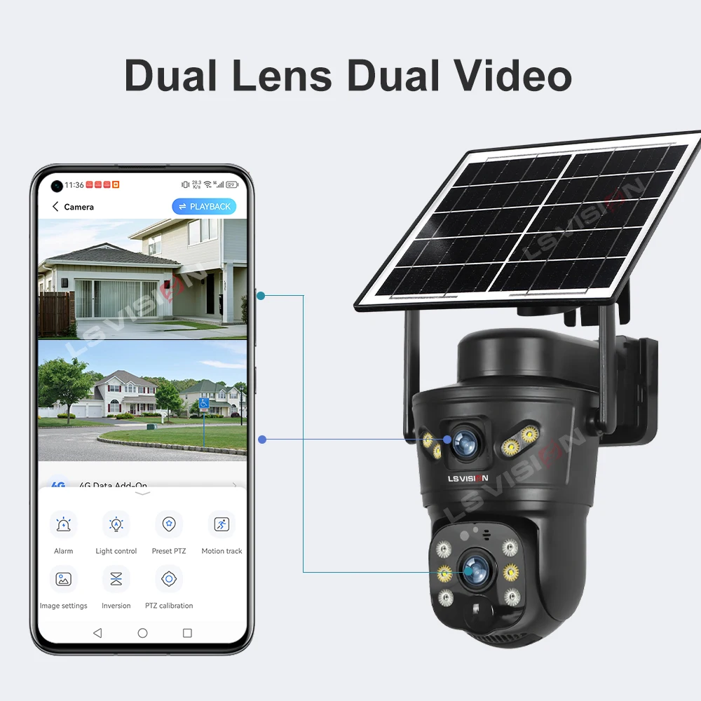 LS VISION 8MP 4G Telecamera so - Garden Camera recensione e prezzo