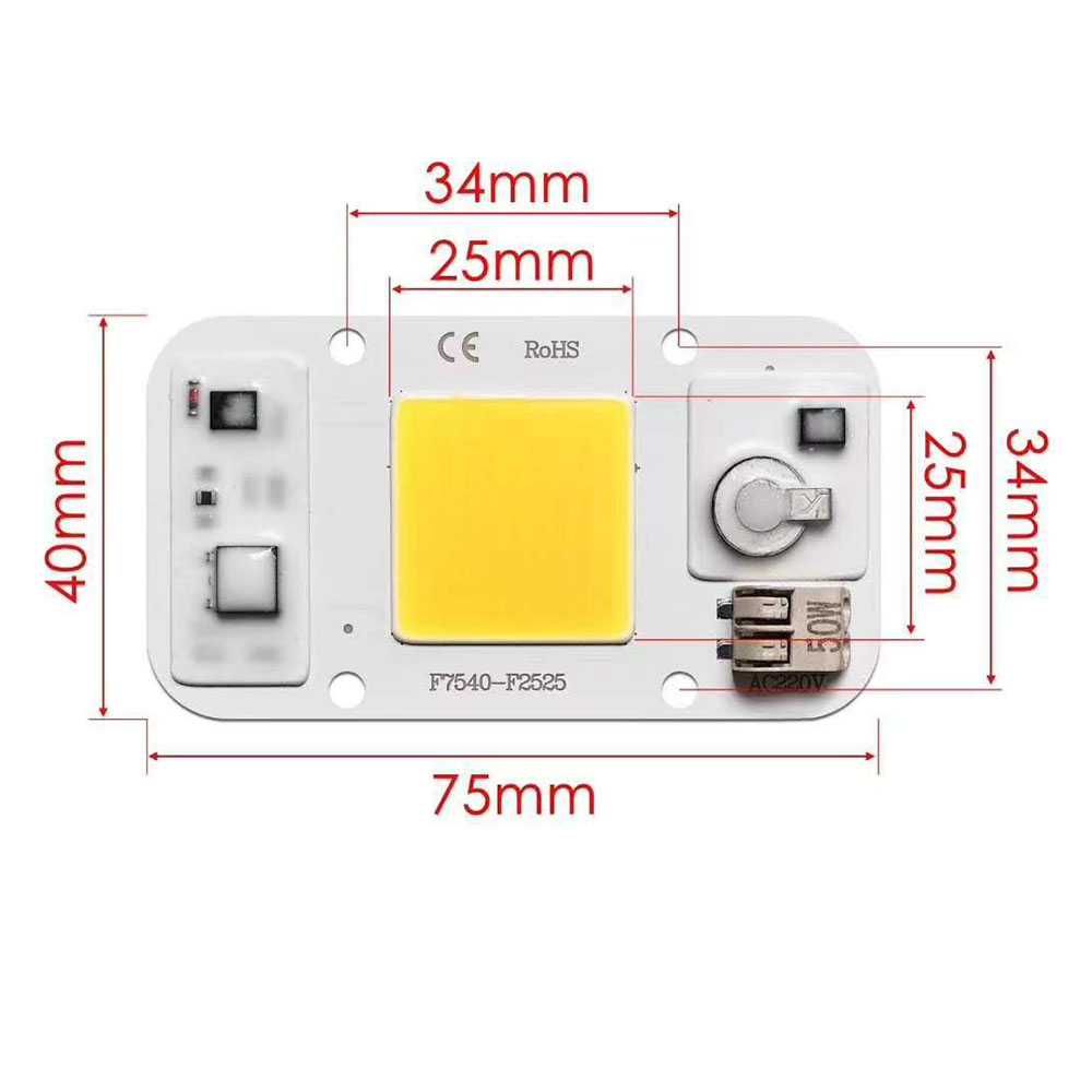 LED COB Chip di RGB 50W AC220V - Plant Grow Light Full Spectrum recensione e prezzo