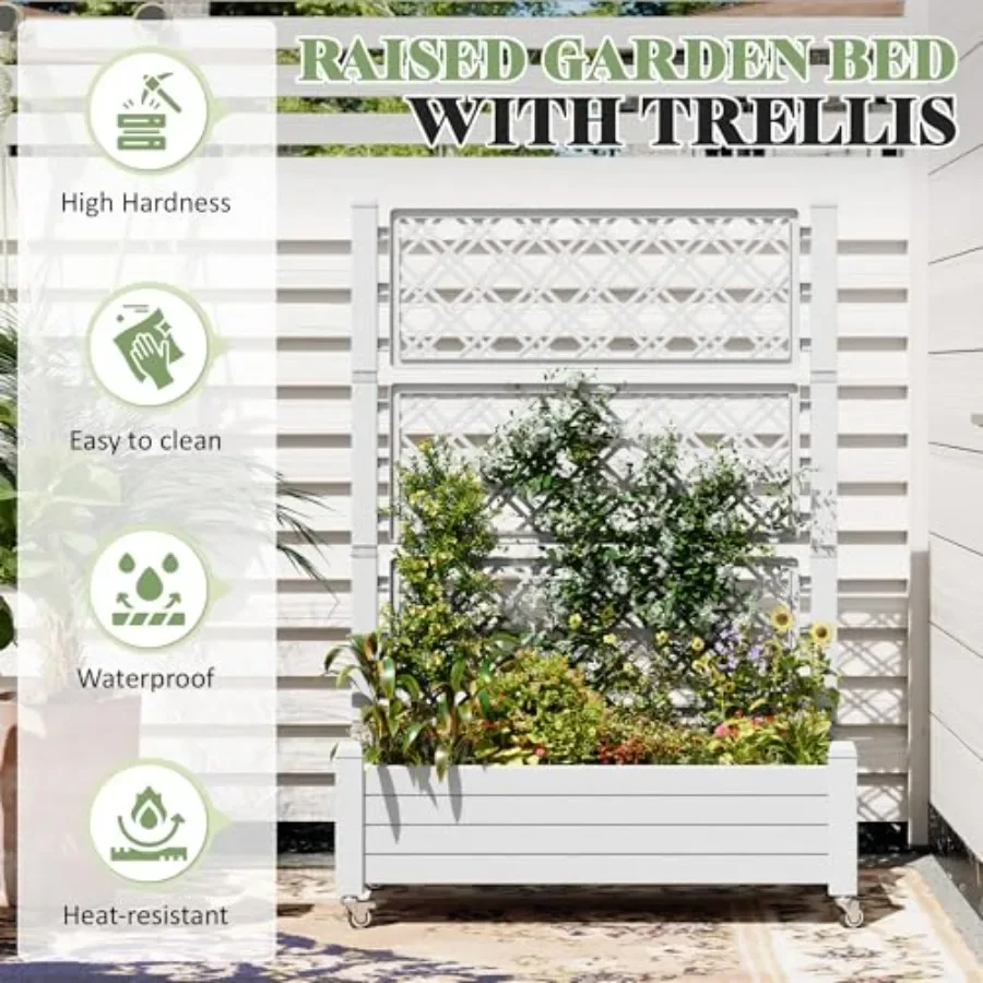 Aiuola rialzata a graticcio, f - Self Watering Planter recensione e prezzo